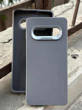 Samsung Galaxy "S10 Plus" Leather Textured Case - Gray