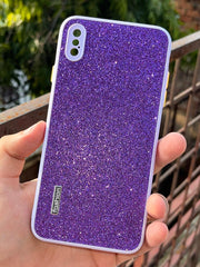 iPhone "XS Max" Glitter Sparkle Case - Purple