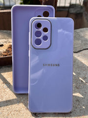 Samsung Galaxy "A33" Tempered Glass "Chrome" Case - Purple
