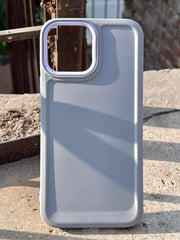 iPhone "13 Pro Max" Silicone "Camera Ring Retractable" Case - Gray