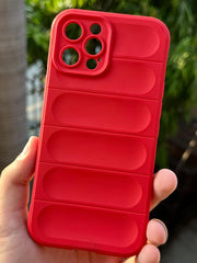 iPhone "12 Pro Max" Jump Style Silicone Case - Red