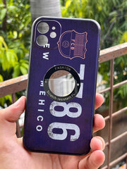 iPhone "11" Silicone "Retro" Edition Case - Purple