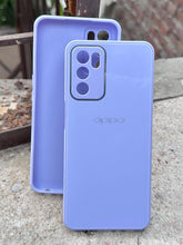 Oppo "A16" Tempered Glass "Chrome" Case - Purple