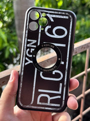 iPhone "11 Pro" Silicone "Retro" Edition Case - Black