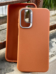 Samsung Galaxy "A15" Leather Textured Case - Brown