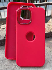 iPhone "13 Pro Max" Premium Ring Silicone Case - Red