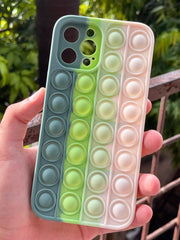 iPhone "12 Pro Max" Fidget Stress Release Pop-Up Case - Green