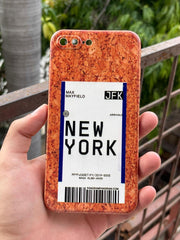 iPhone "7/8 Plus" Wood Texture Case - NewYork
