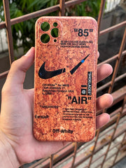 iPhone "11 Pro Max" Wood Texture Case - Nike Air