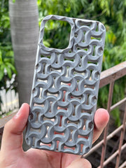 iPhone "12/12 Pro" Premium Silicone "Heat Dissipation" Case - Gray