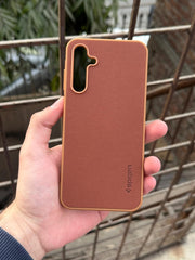 Samsung Galaxy "A25" Spigen Rugged Texture Case - Brown