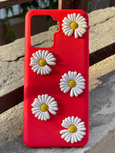 Oppo "F19 Pro" Flower Back Silicone Case - Red