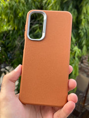 Samsung Galaxy "A16" Leather Textured Case - Brown
