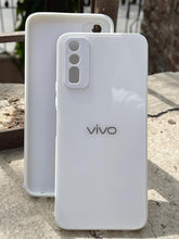 Vivo "Y20" Tempered Glass "Solid" Case - White