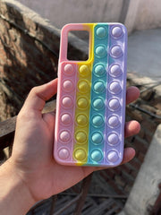 Vivo "Y33S/Y21" Fidget Stress Release Pop-Up Case - Pink & Purple