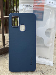Samsung Galaxy "A21S" Spigen Rugged Texture Case - Blue