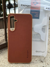 Samsung Galaxy "A35" Spigen Rugged Texture Case - Brown