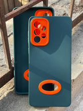 Samsung Galaxy "A73" Silicone "Holo Camera Ring" Case - Green