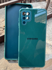 Samsung Galaxy "A12" Tempered Glass "Solid" Case - Green