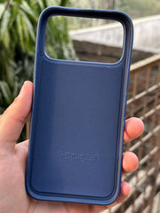 iPhone "17 Pro Max" Spigen Premium Woven Stitched Case - Blue