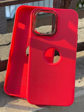 iPhone "14 Pro Max" Premium Ring Silicone Case - Red