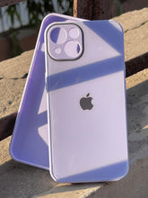 iPhone "13" Tempered Glass "Chrome" Case - Lilac