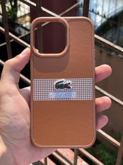 iPhone "15 Pro Max" Lacoste Le Club Case - Brown