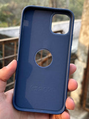 iPhone "11" Spigen Premium Woven Stitched Case - Blue