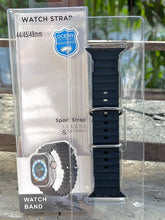 Apple Watch Silicone "Ocean Band" - Black