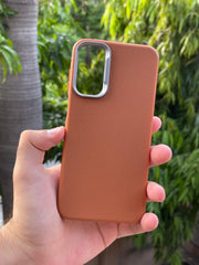 Samsung Galaxy "A15" Leather Textured Case - Brown