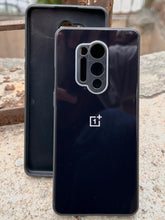 OnePlus "8 Pro" Tempered Glass "Chrome" Case - Black