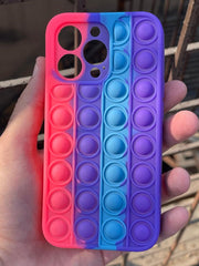 iPhone "13 Pro" Fidget Stress Release Pop-Up Case - Purple