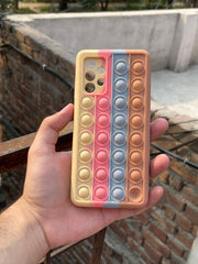 Samsung Galaxy "A72" Fidget Stress Release Pop-Up Case - Brown