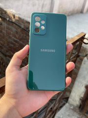 Samsung Galaxy "A72" Tempered Glass "Solid" Case - Green