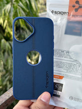 iPhone "16" Spigen Premium Woven Stitched Case - Blue