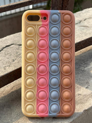 iPhone "7/8 Plus" Fidget Stress Release Pop-Up Case - Brown