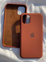 iPhone "11" Silicone Case "Chocolate Brown"