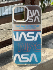 iPhone "13 Pro Max" Rainbow Translucent Shade Matte Case - Nasa