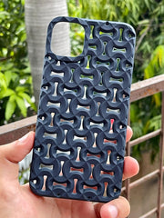 iPhone "11 Pro Max" Premium Silicone "Heat Dissipation" Case - Dark Blue