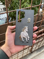 Samsung Galaxy "S24 ULTRA" Polo Embroidered Case - Gray