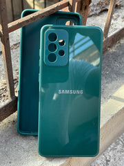 Samsung Galaxy "A72" Tempered Glass "Solid" Case - Green