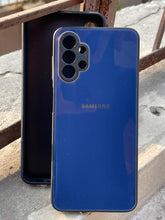 Samsung Galaxy "A13" Tempered Glass "Chrome" Case - Dark Blue