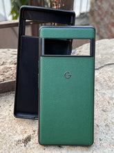 Google Pixel "6 Pro" Premium Leather Texture Case - Green