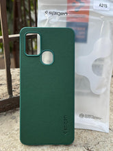 Samsung Galaxy "A21S" Spigen Rugged Texture Case - Green
