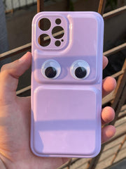 iPhone "12 Pro Max" Premium "Eyes" Case - Lilac
