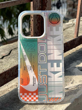 iPhone "14 Pro" Rainbow Translucent Shade Matte Case - Green Nike