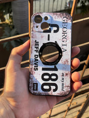 iPhone "13" Silicone "Retro" Edition Case - Light Gray