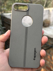 iPhone "7/8 Plus" Spigen Premium Woven Stitched Case - Gray