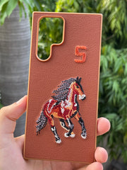 Samsung Galaxy "S22 Ultra" Polo Classic Case - Brown