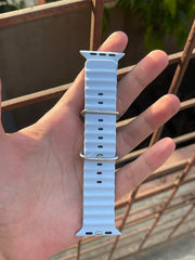 Apple Watch Silicone "Ocean Band" - Sky Blue